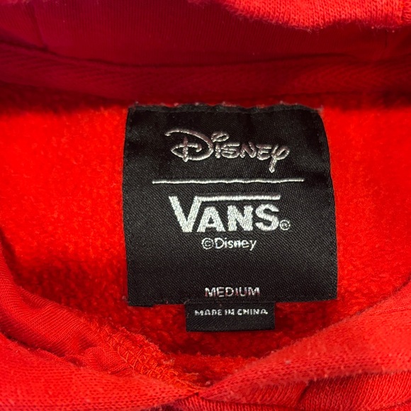 Vans Red Mickey Mouse Kids Hoodie - Picture 3 of 10